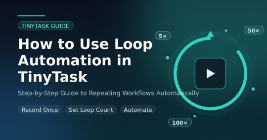 Loop Automation in TinyTask