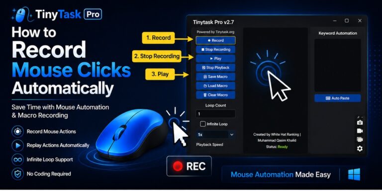How to Record Mouse Clicks Automatically