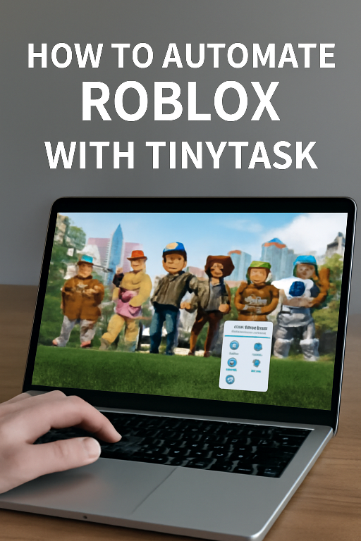 How to Automate Roblox with TinyTask