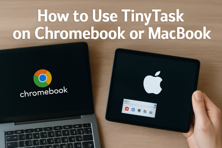 TinyTask on Chroome and macbook